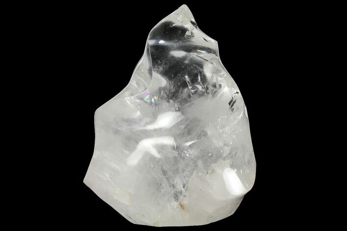 Tall, Polished Quartz Flame - Madagascar #111074